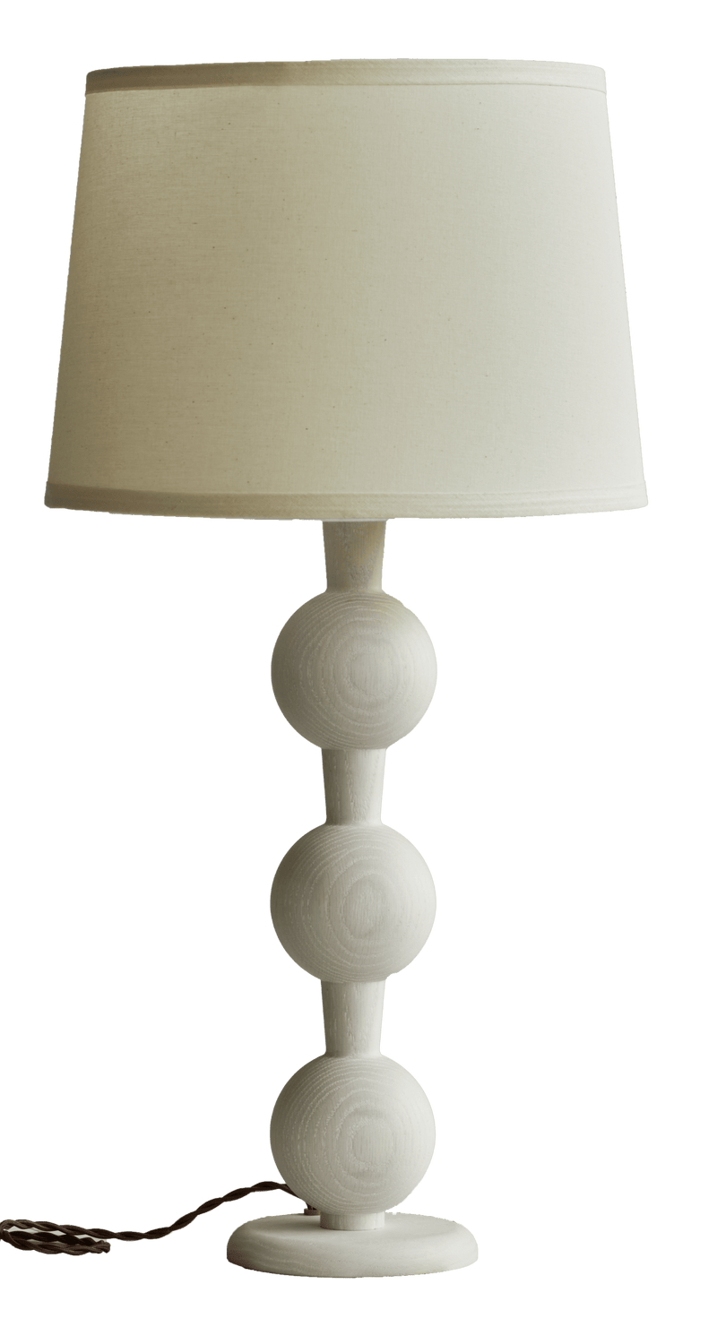 Hugo Barbell Table Lamp - Lostine - Lamps - Natural - Black - HORNE
