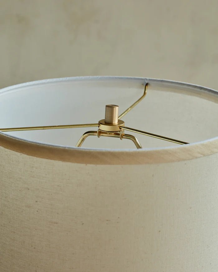 Hugo Barbell Table Lamp - Lostine - Lamps - White Wash - Ivory - HORNE