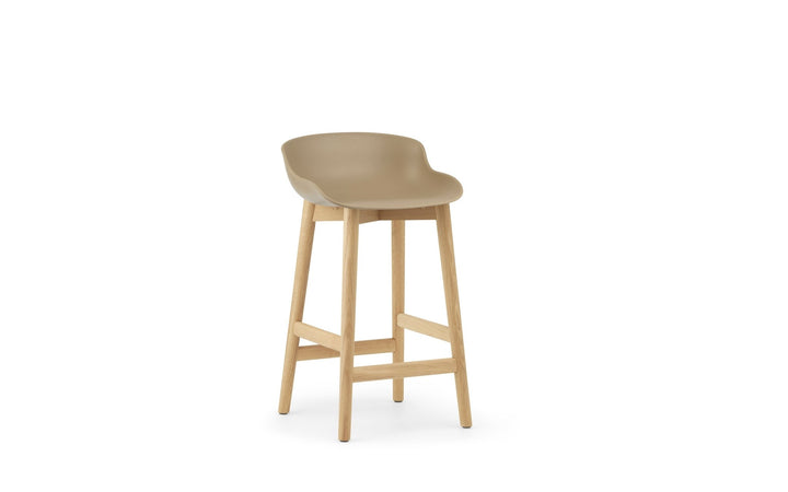 Hyg Barstool 65 cm Wood - Normann Copenhagen Barstools - Hyg Barstool 65 cm Oak - Sand - HORNE