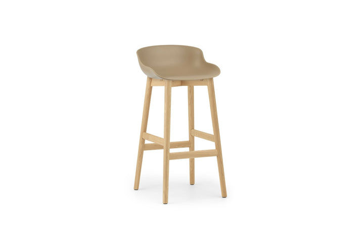 Hyg Barstool 75 cm Wood - Normann Copenhagen Barstools - Hyg Barstool 75 cm Oak - Sand - HORNE