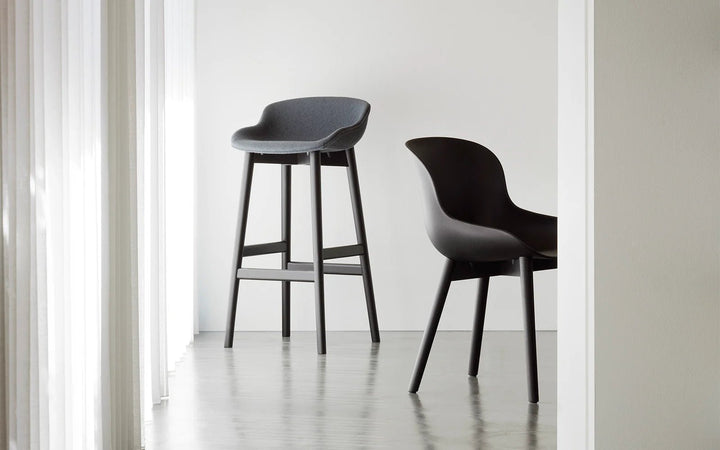 Hyg Barstool 75 cm Wood - Normann Copenhagen Barstools - Hyg Barstool 75 cm Oak - Sand - HORNE