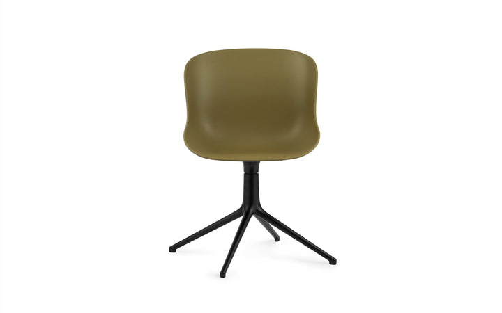 Hyg Chair Swivel 4L - Normann Copenhagen Swivel Chairs - Hyg Chair Swivel 4L Black Alu - Sand - HORNE