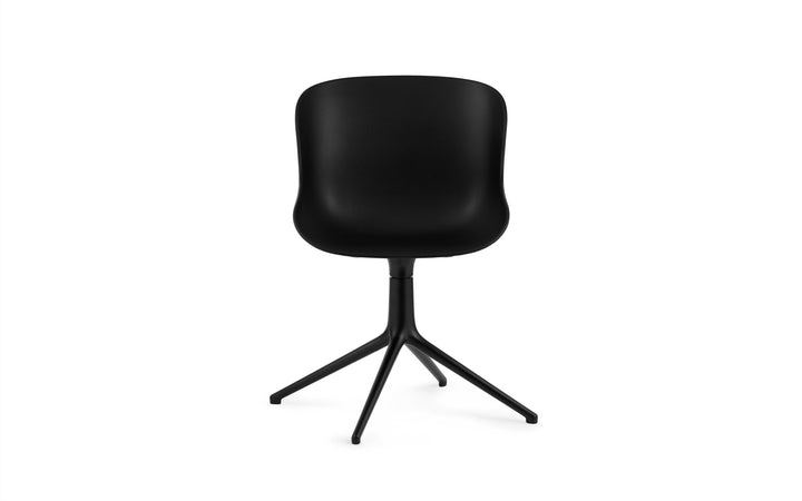 Hyg Chair Swivel 4L - Normann Copenhagen Swivel Chairs - Hyg Chair Swivel 4L Black Alu - Sand - HORNE