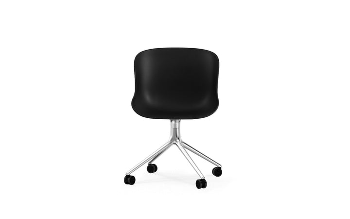 Hyg Chair Swivel 4W - Normann Copenhagen Swivel Chairs - Hyg Chair Swivel 4W Alu - Olive - HORNE