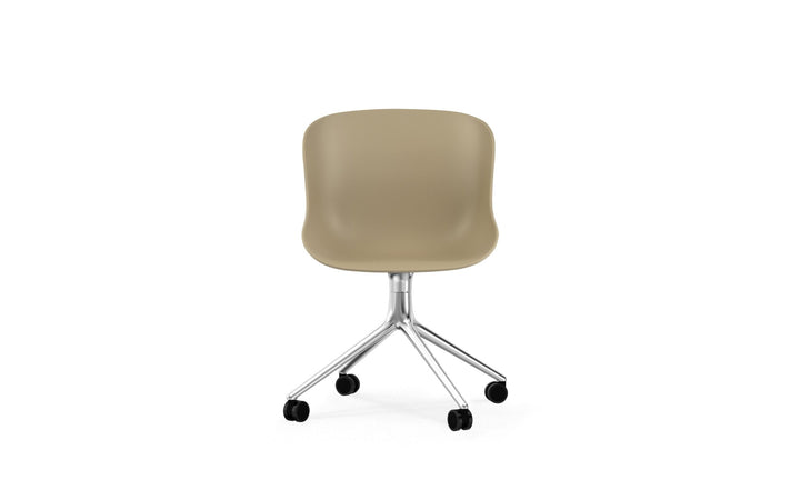 Hyg Chair Swivel 4W - Normann Copenhagen Swivel Chairs - Hyg Chair Swivel 4W Alu - Olive - HORNE