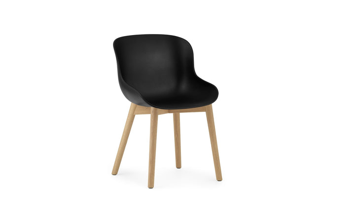 Hyg Chair Wood - Normann Copenhagen Dining Chairs - Hyg Chair Oak - Black - HORNE
