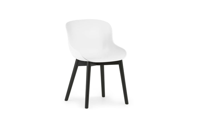 Hyg Chair Wood - Normann Copenhagen Dining Chairs - Hyg Chair Black Oak - White - HORNE