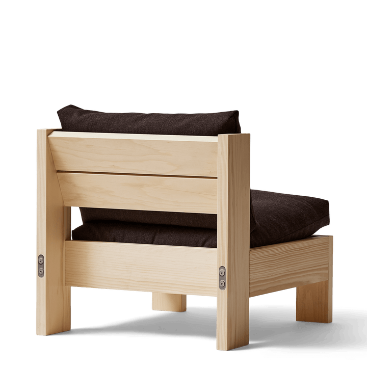 Icon Lounge Chair - Pine - Form + Refine Chairs - Pine / Technicolour - HORNE
