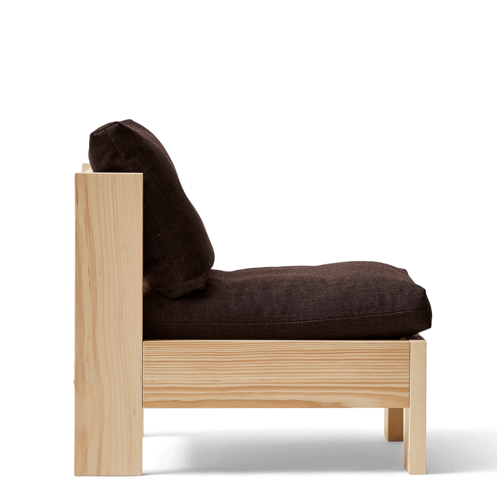 Icon Lounge Chair - Pine - Form + Refine Chairs - Pine / Technicolour - HORNE