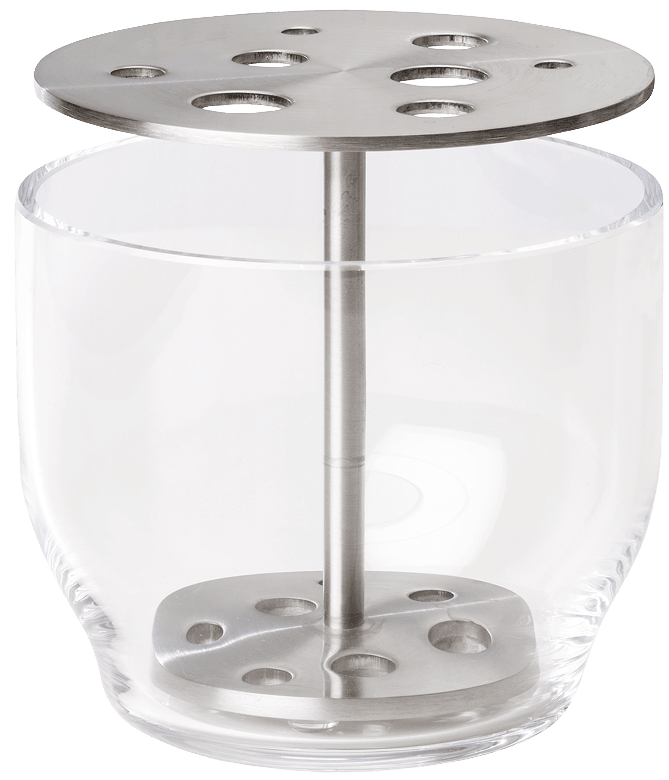 Ikebana Vase - Fritz Hansen Vases - Small - Stainless Steel - HORNE