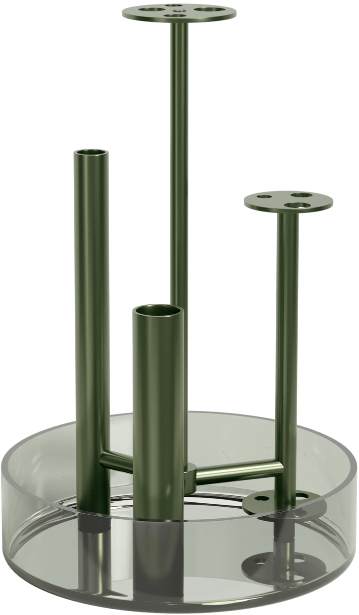 Ikeru Vase - Fritz Hansen Vases - High - Forest Green - HORNE
