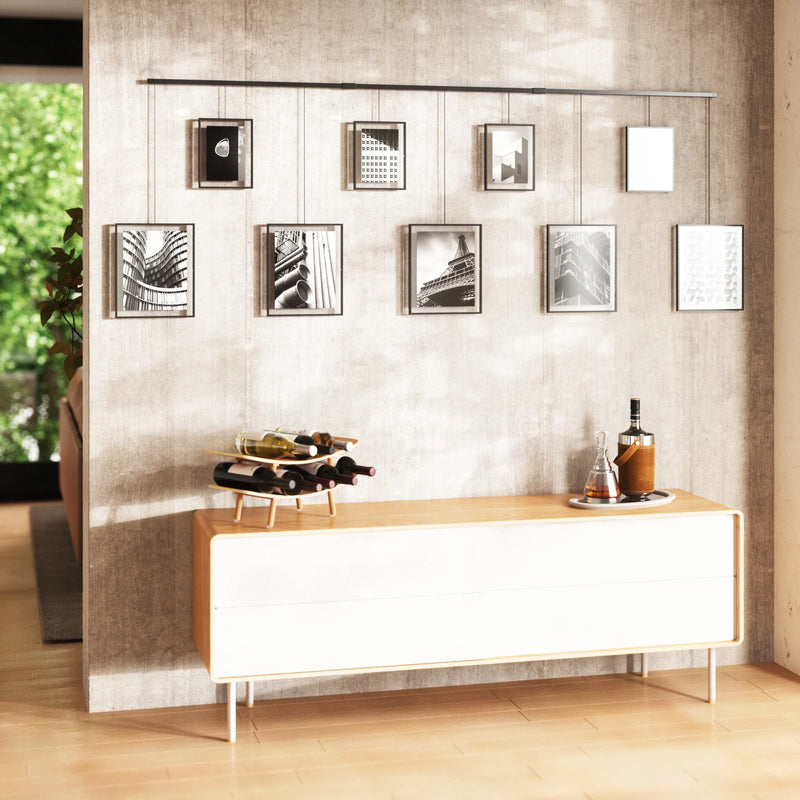 Exhibit Wall Picture Frames - Set of 9