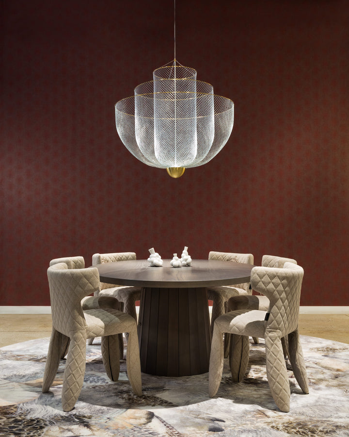 Meshmatics Chandelier in a styled interior - Moooi