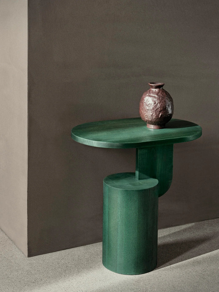 Insert Side Table - Myrtle Green Stained - Ferm Living Tables + Desks - HORNE