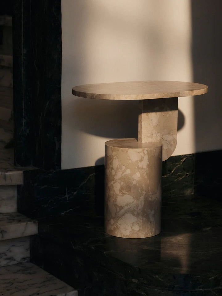 Insert Side Table - Stone - Ferm Living Tables + Desks - HORNE