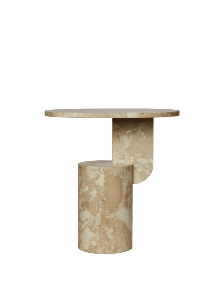Insert Side Table - Stone - Ferm Living Tables + Desks - HORNE