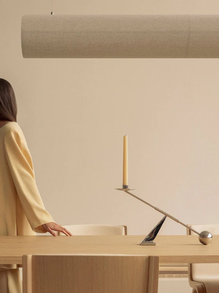 Interconnect Candle Holder - Small - Audo Copenhagen - Candle Holders - Stainless Steel - HORNE