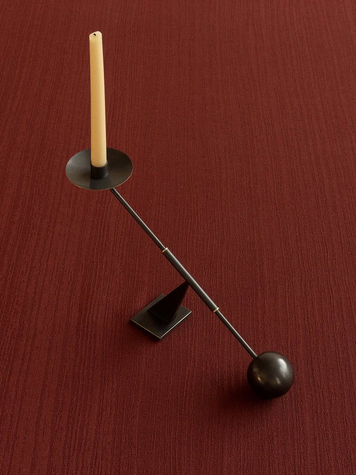 Interconnect Candle Holder - Small - Audo Copenhagen - Candle Holders - Bronzed Brass - HORNE