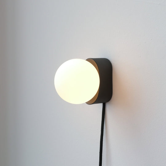 Iota Sconce - Misewell Lamps - Black - HORNE