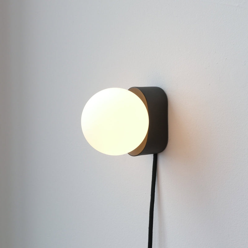Iota Sconce - Misewell Lamps - Black - HORNE