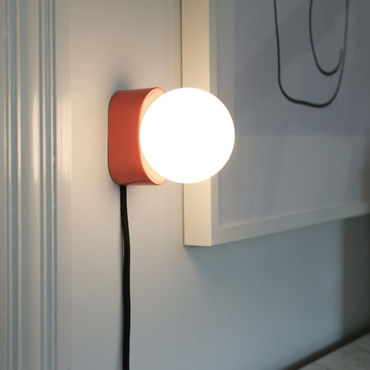 Iota Sconce - Misewell Lamps - Vermilion - HORNE