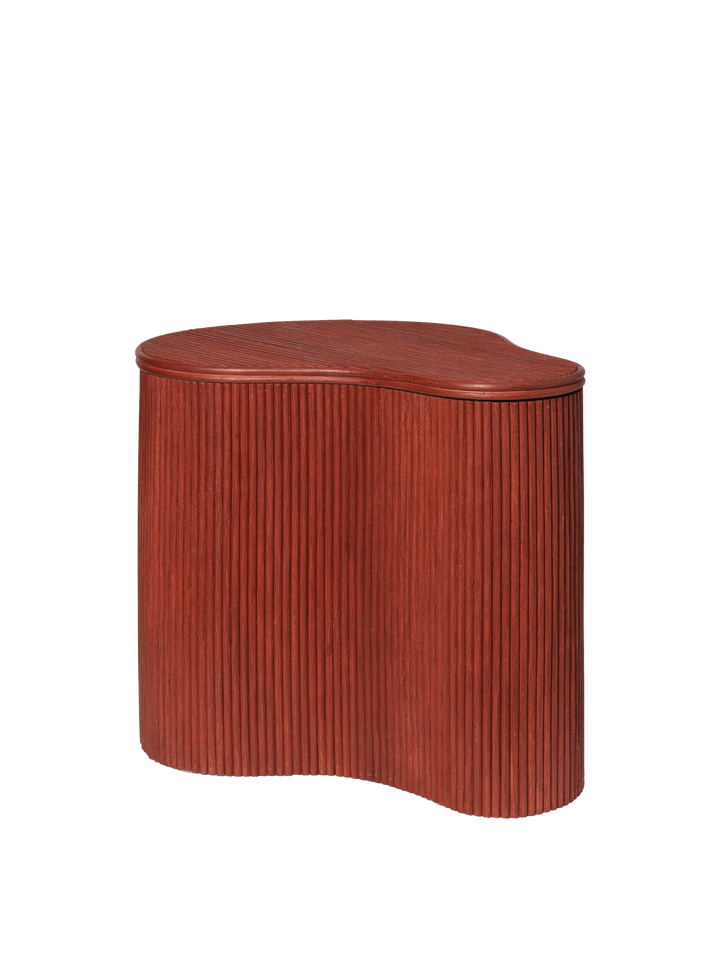 Isola Storage Table - Oxide Red - Ferm Living