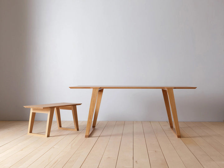 Isometric Bench - Ash - Kalon Studios Stools + Benches + Ottomans - Small - HORNE