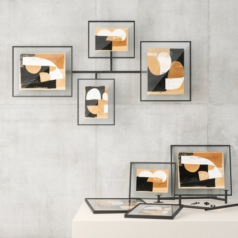 Flute Wall Picture Frames - Set of 4