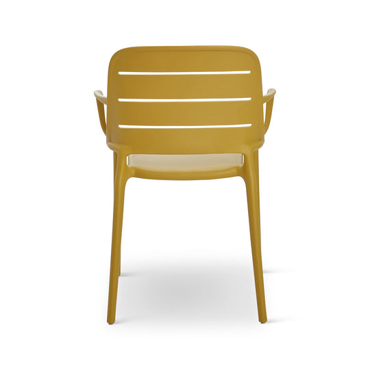 Jasper Outdoor Stacking Armchair - Set of 4 - Urbia Chairs - Army Green - HORNE