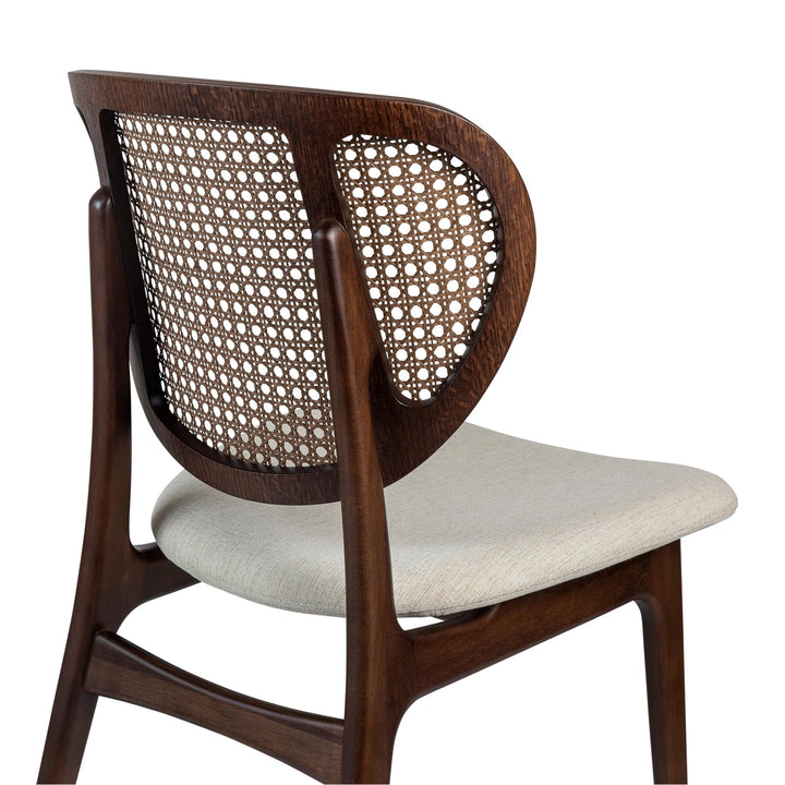 Joelma Cane Side Chair - Urbia Chairs - Medley Ivory Nogal - HORNE