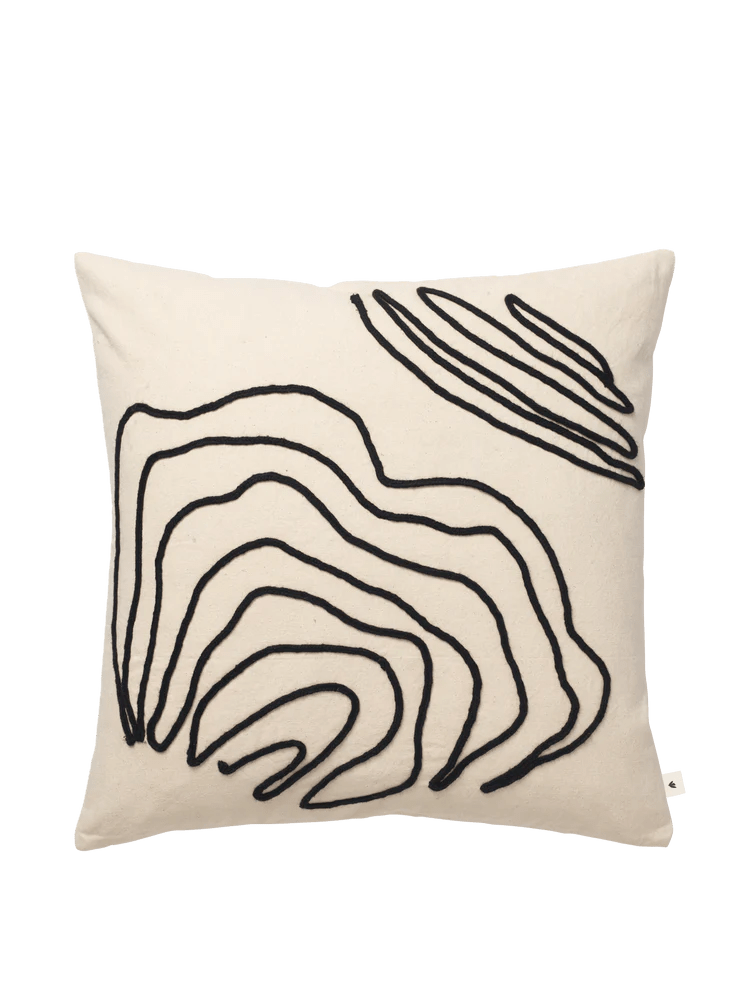 Jot Cushion - Ferm Living Bedding + Pillows - Aged Gold - HORNE