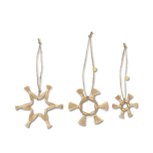 Jute Stars - Set of 3