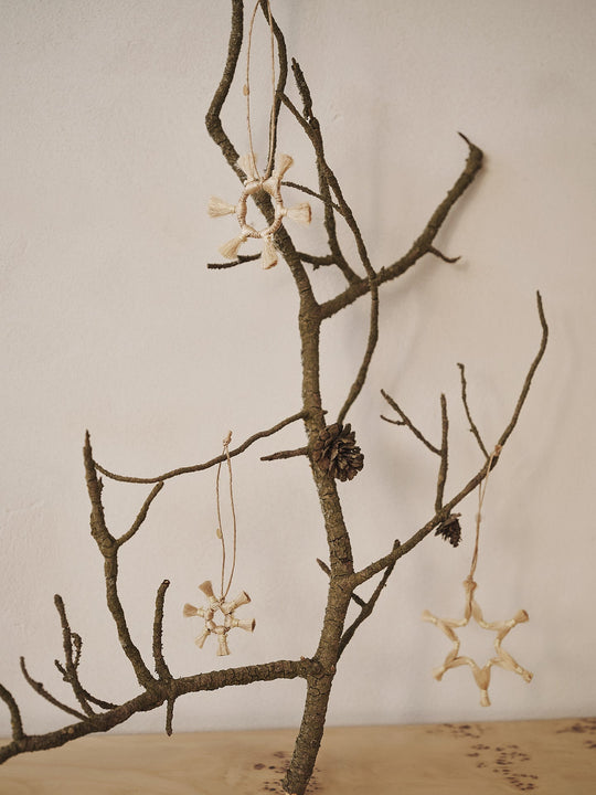 Jute Stars - Set of 3 - Ferm Living - Art + Objects - HORNE