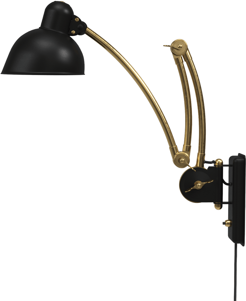 KAISER Idell Wall Lamp - 6559 - Fritz Hansen Table + Task - Black - HORNE