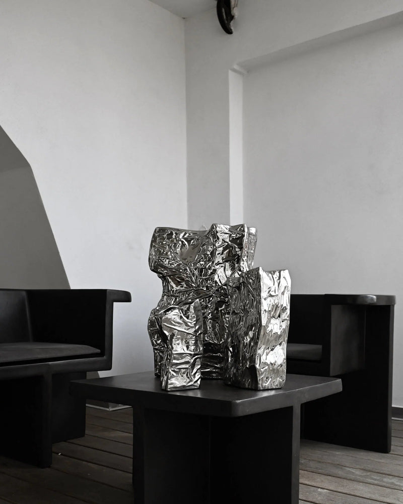 Kami Vase - 101 Copenhagen Vases - Big - Chrome - HORNE