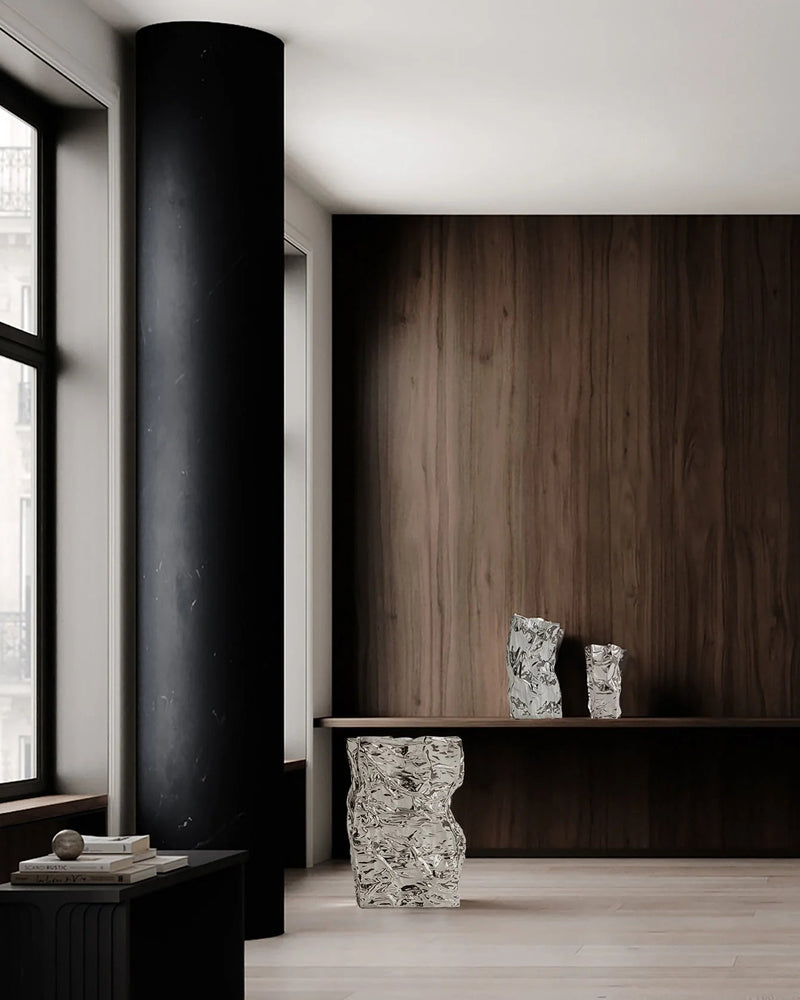 Kami Vase - 101 Copenhagen Vases - Big - Chrome - HORNE