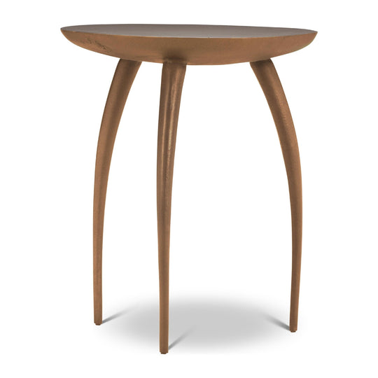Keel End Table - Urbia Tables - Antique Brass - HORNE