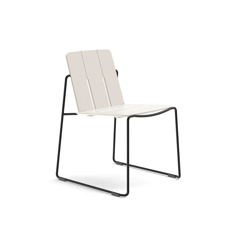 Keene Dining Chair - Loll Designs Outdoor Furniture - Charcoal Grey - Stainless Steel - HORNE