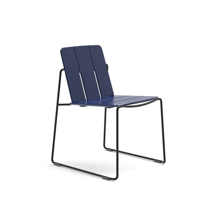 Keene Dining Chair - Loll Designs Outdoor Furniture - Navy Blue - Black - HORNE