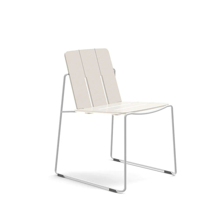 Keene Dining Chair - Loll Designs Outdoor Furniture - Fog - Cloud White - HORNE