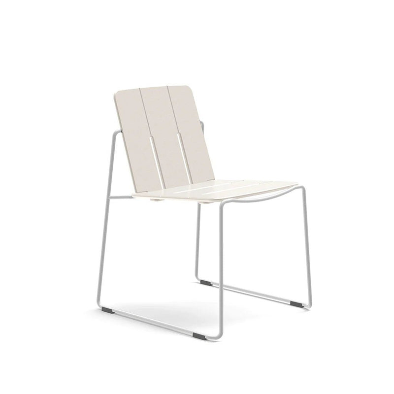 Keene Dining Chair - Loll Designs Outdoor Furniture - Charcoal Grey - Stainless Steel - HORNE