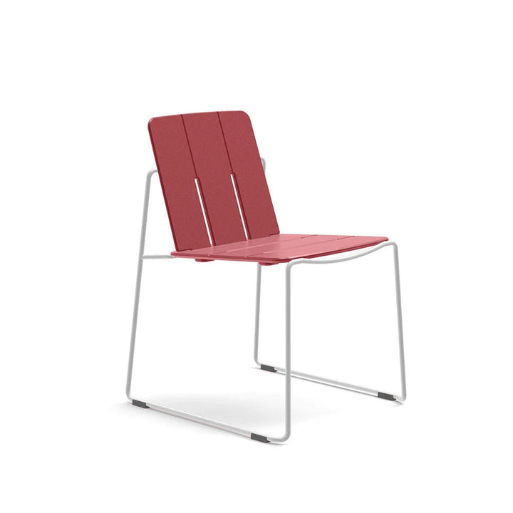 Keene Dining Chair - Loll Designs Outdoor Furniture - Chili - Cloud White - HORNE