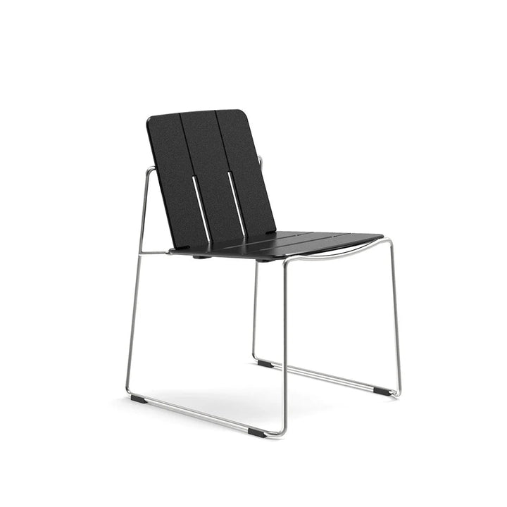 Keene Dining Chair - Loll Designs Outdoor Furniture - Black - Stainless Steel - HORNE