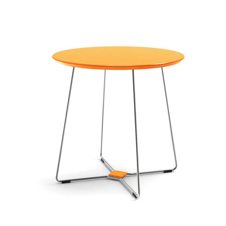 Keene Dining Table - Loll Designs Outdoor Furniture - Sunset Orange - Stainless Steel - HORNE