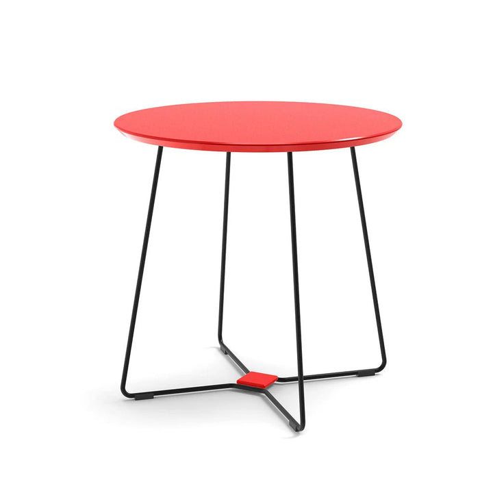 Keene Dining Table - Loll Designs Outdoor Furniture - Apple Red - Black - HORNE