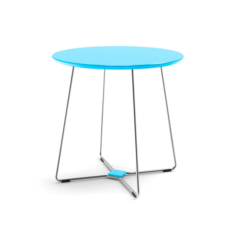 Keene Dining Table - Loll Designs Outdoor Furniture - Sky Blue - Stainless Steel - HORNE