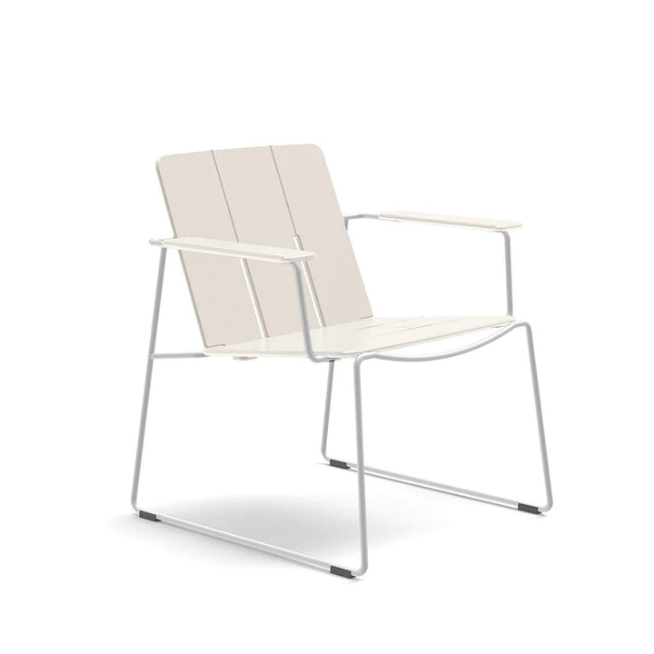Keene Lounge Chair - Loll Designs Outdoor Furniture - Fog - Cloud White - HORNE