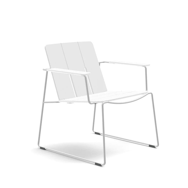 Keene Lounge Chair - Loll Designs Outdoor Furniture - Charcoal Grey - Stainless Steel - HORNE