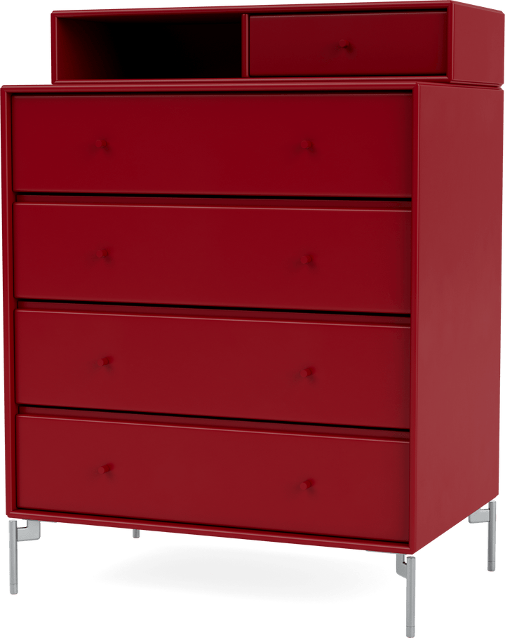 Keep Dresser - With Legs - Montana - Dressers - Beetroot - Matte Chrome - HORNE