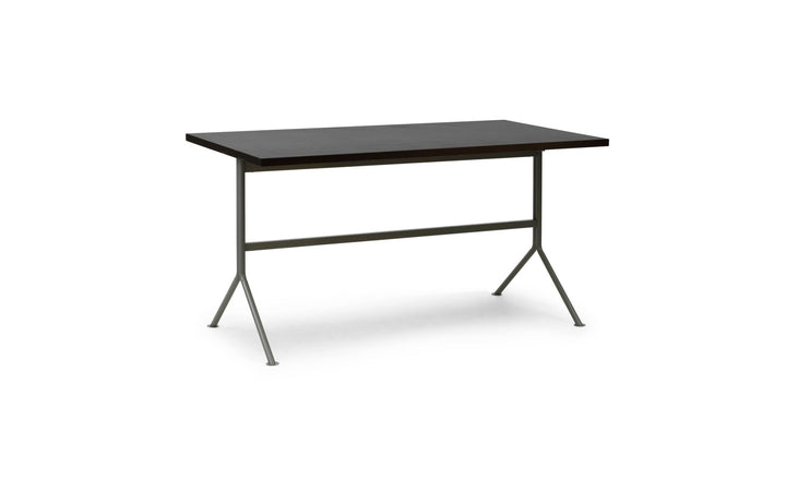 Kip Desk - Normann Copenhagen Desks - Kip Desk Grey - Dark Brown - HORNE